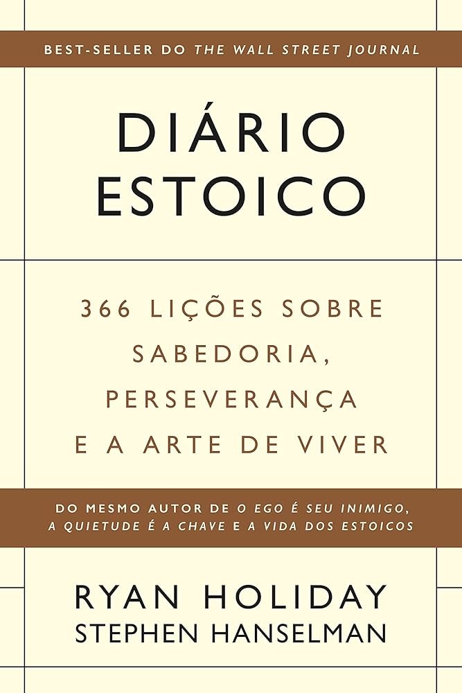 Capa do livro Diário Estoico